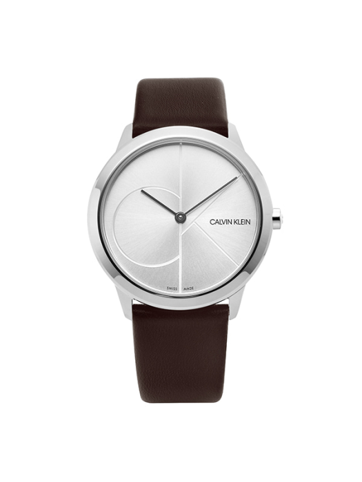 CALVIN KLEIN Minimal Leather Men's Watch K3M221G6