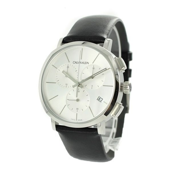 Calvin Klein Posh Chronograph Quartz Silver Dial Men's Watch K8Q371C6