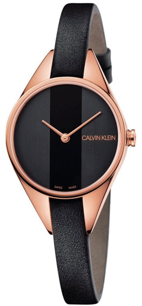 Calvin Klein Rebel Quartz Black Dial Ladies Watch K8P236C1