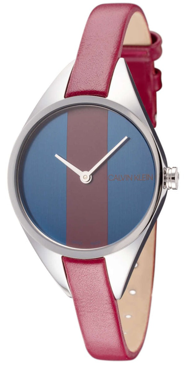 Calvin Klein Rise Quartz Blue Dial Ladies Watch K8P231UN