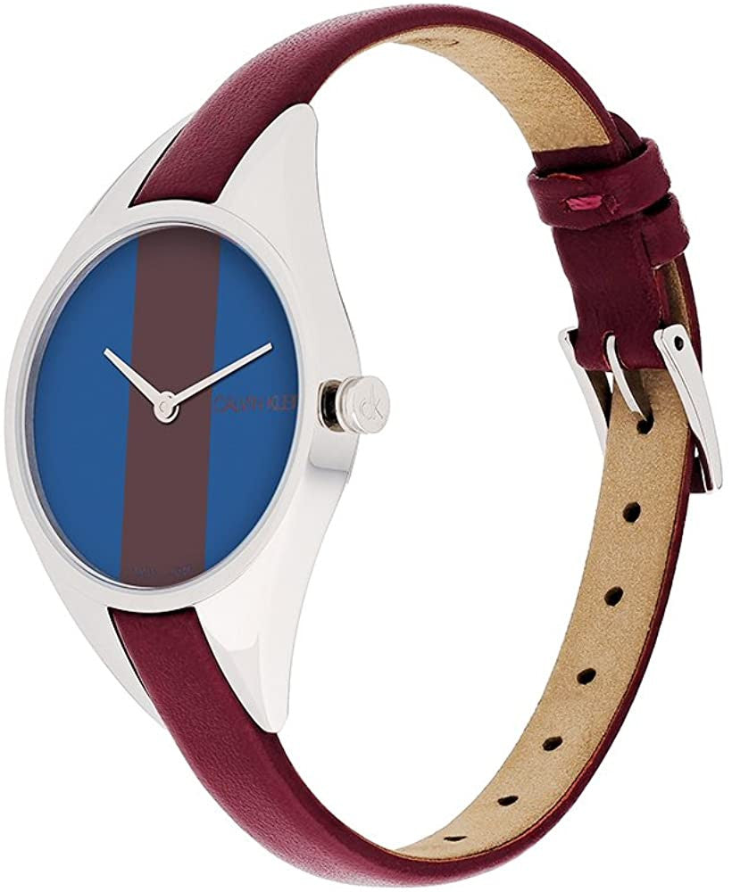 Calvin Klein Rise Quartz Blue Dial Ladies Watch K8P231UN
