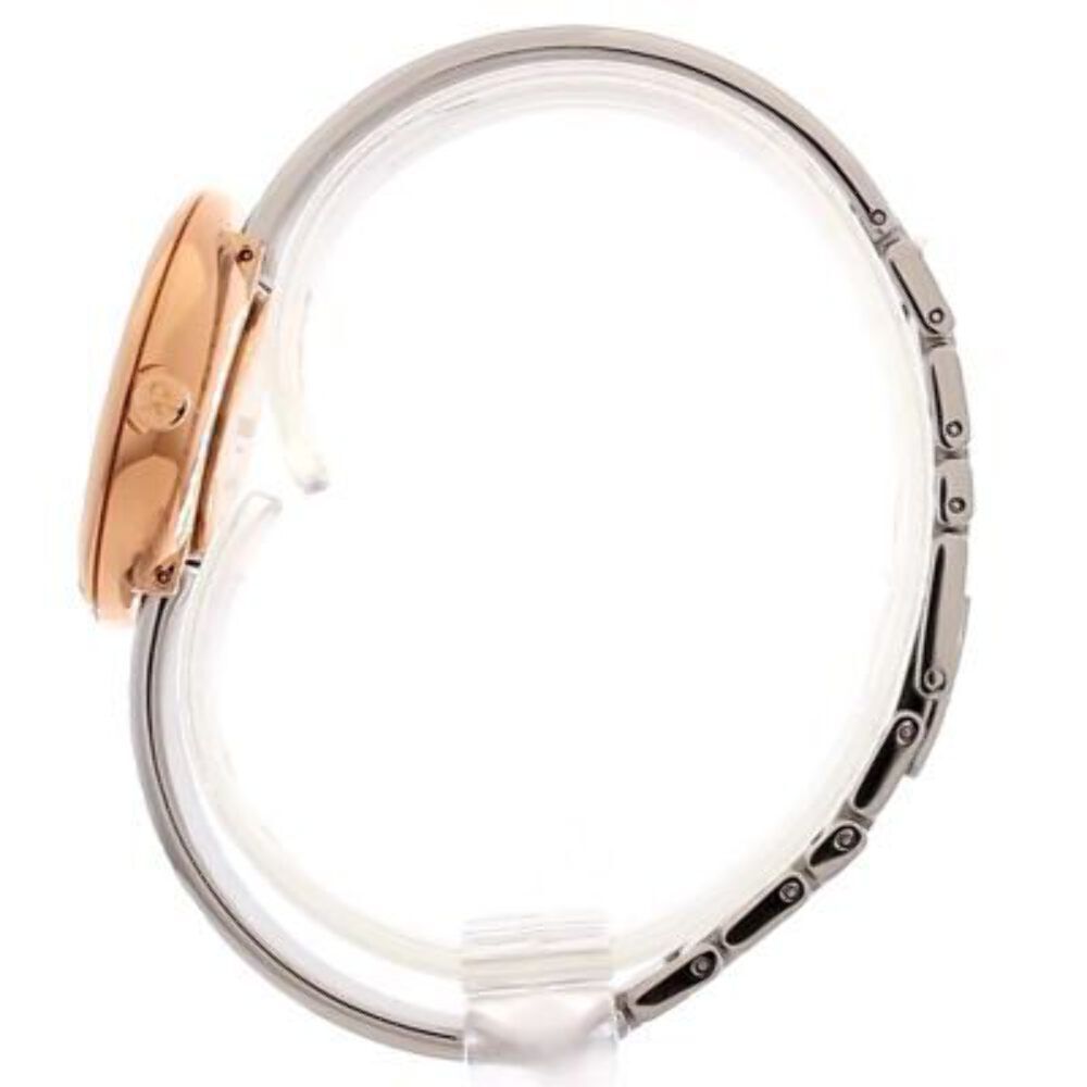 Calvin Klein Seduce K4E2N61X watch caseback showing rose gold case construction