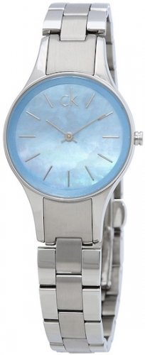 Calvin Klein Simplicity Blue Mother of Pearl Dial Ladies Watch K432314N