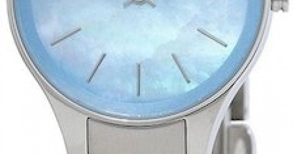 Calvin Klein Simplicity Blue Mother of Pearl Dial Ladies Watch K432314N