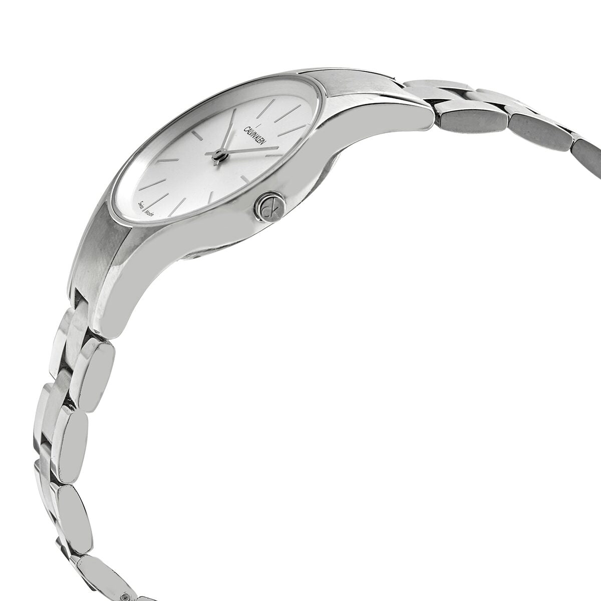 Calvin Klein Simplicity Quartz Silver Dial Ladies Watch K4323185