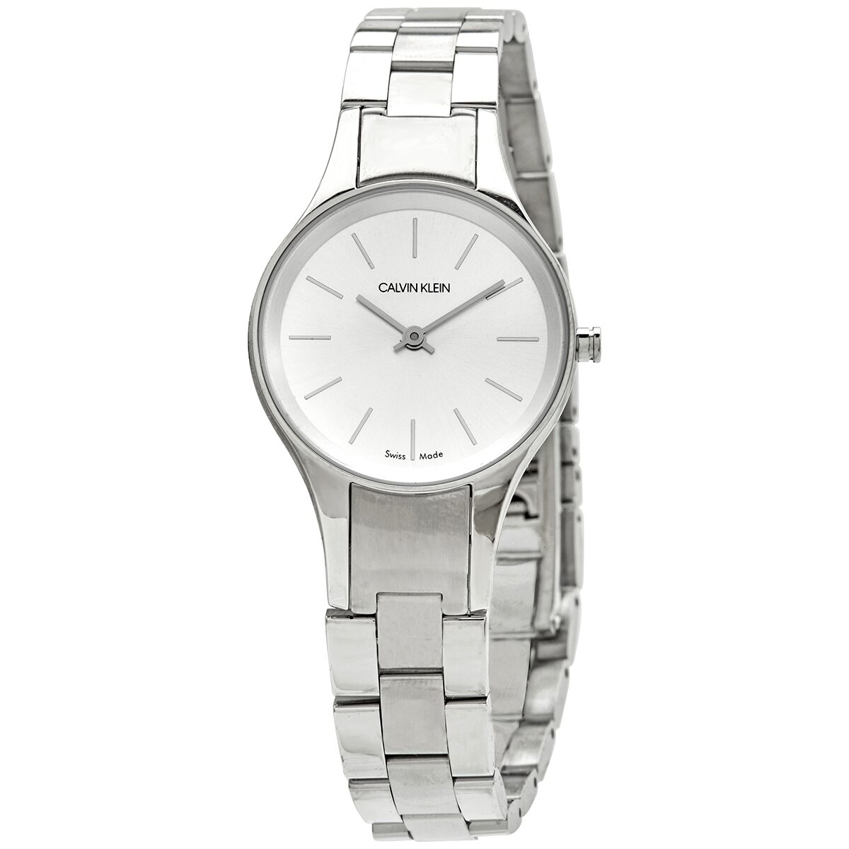 Calvin Klein Simplicity Quartz Silver Dial Ladies Watch K4323185