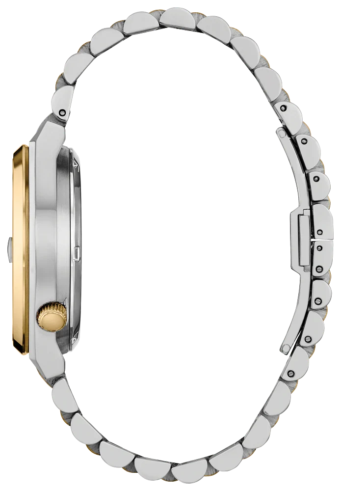 Citizen Tsuyosa 60 automatic watch side profile showing bezel and case