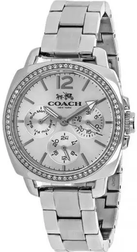 COACH Quartz Stainless Steel Silver Women's Watch - 14502126
