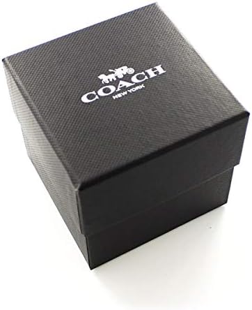 COACH Boyfriend Silver Tone Crystal Accented Logo Dial Women's Watch - 14503140