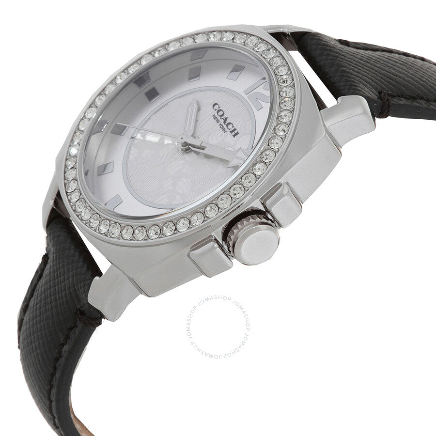 Coach Boyfriend Quartz Crystal Silver Dial Ladies Watch 14503152