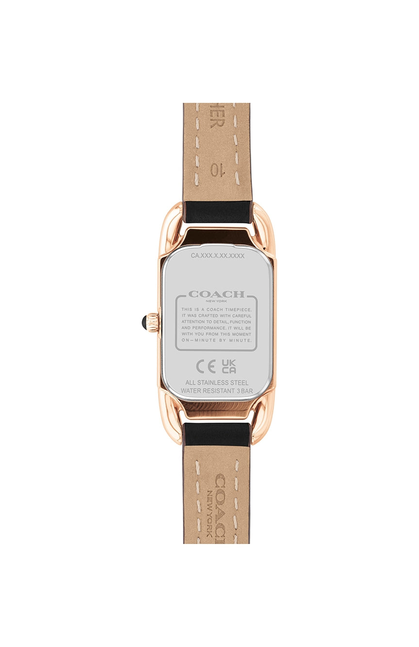 Coach Cadie Green Dial Leather Strap Women's Watch 14504068