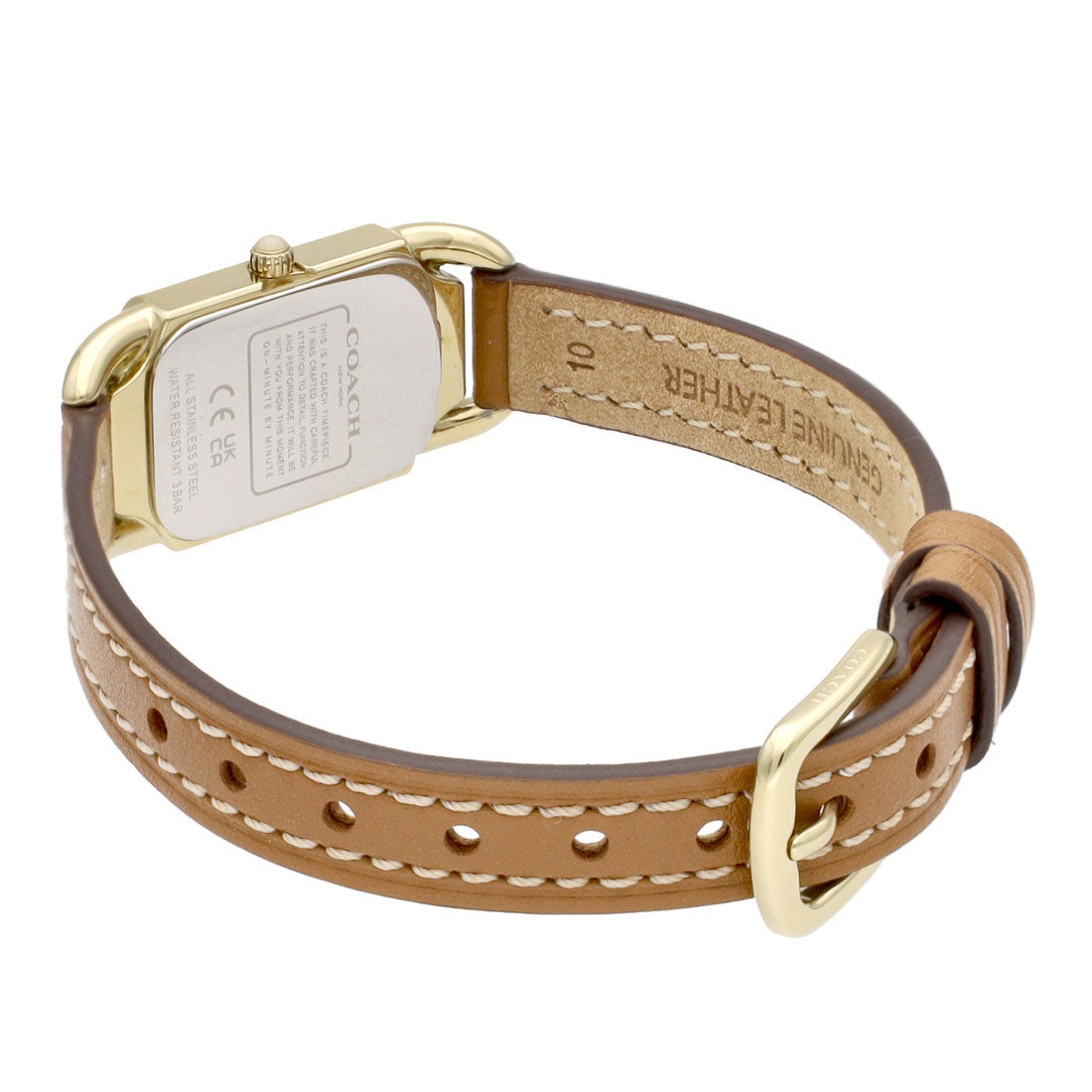 Coach Cadie Brown Leather Strap Women's Watch 14504028