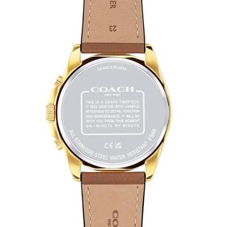 COACH Charles Stainless Steel Quartz Men's Watch 14602629