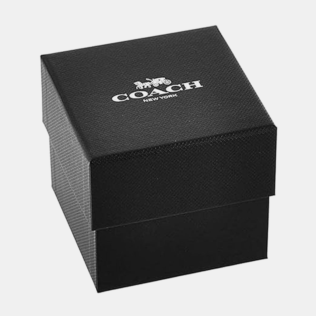 Coach Charter watch in black gift box with Coach logo