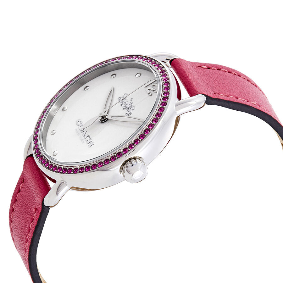 Coach Delancey Crystal White Dial Ladies Watch 14502879