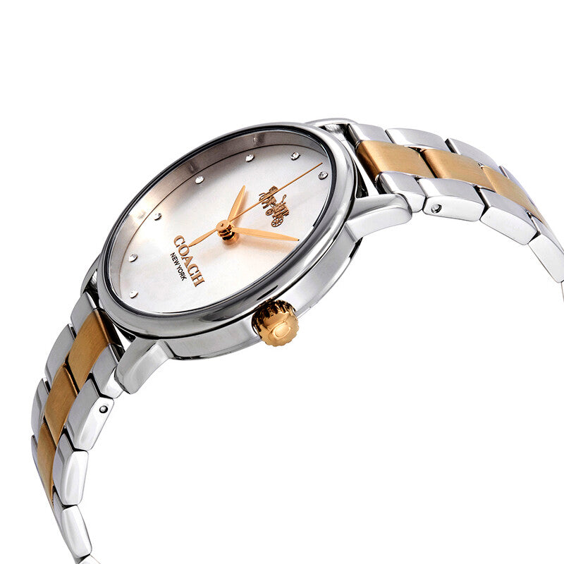 Coach Grand Crystal Silver Dial Women's Watch 14502928