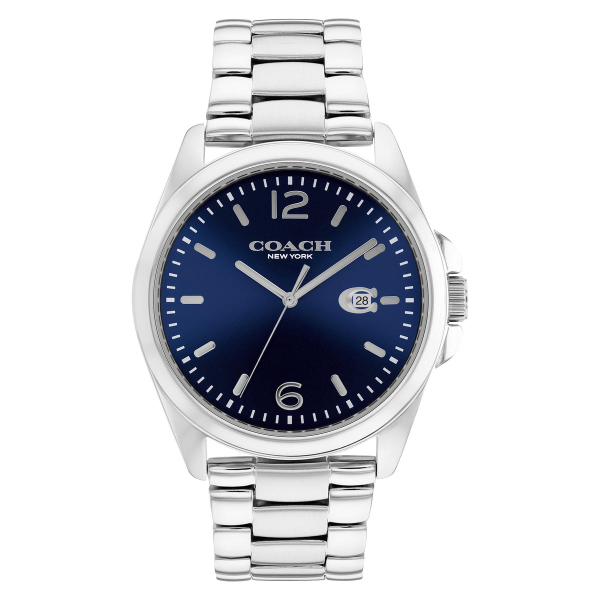 Coach Greyson Sunray Dial Stainless Steel Quartz Men's Watch - 14602579