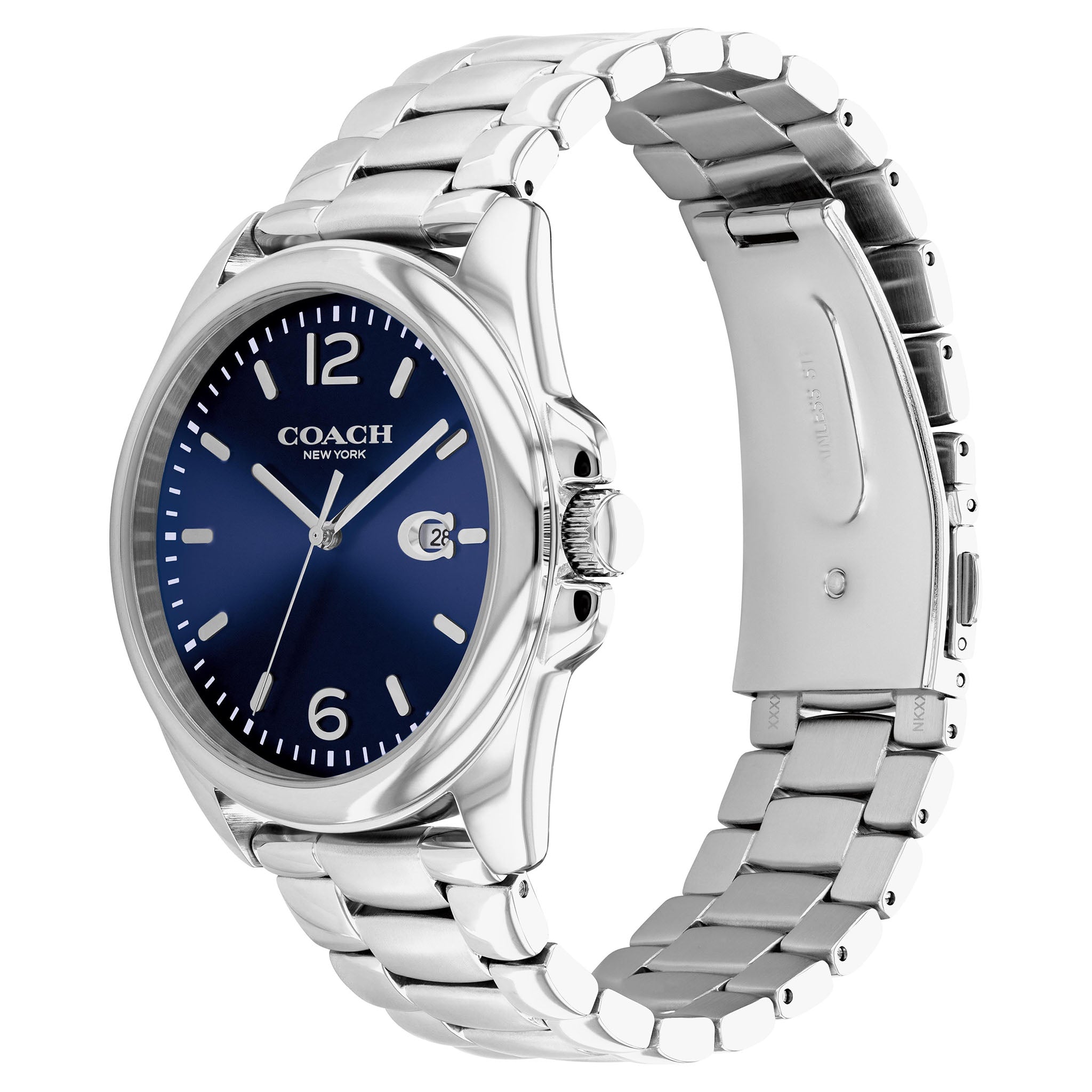 Coach Greyson Sunray Dial Stainless Steel Quartz Men's Watch - 14602579