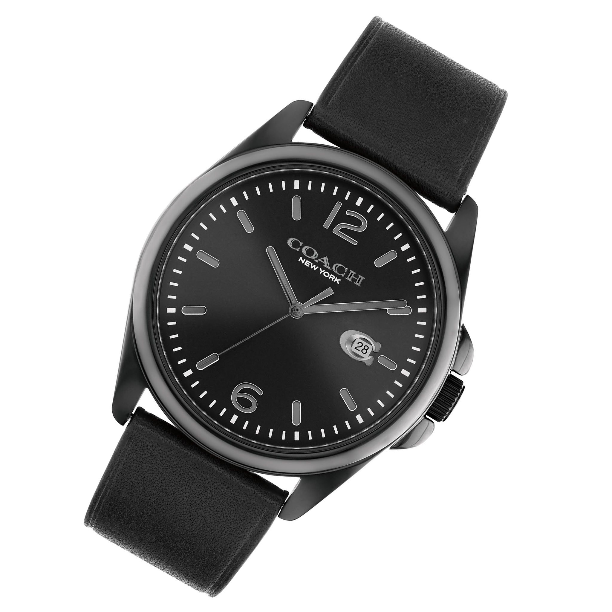 Coach Greyson 41mm PVD Steel Black Dial Quartz Men's Watch - 14602588