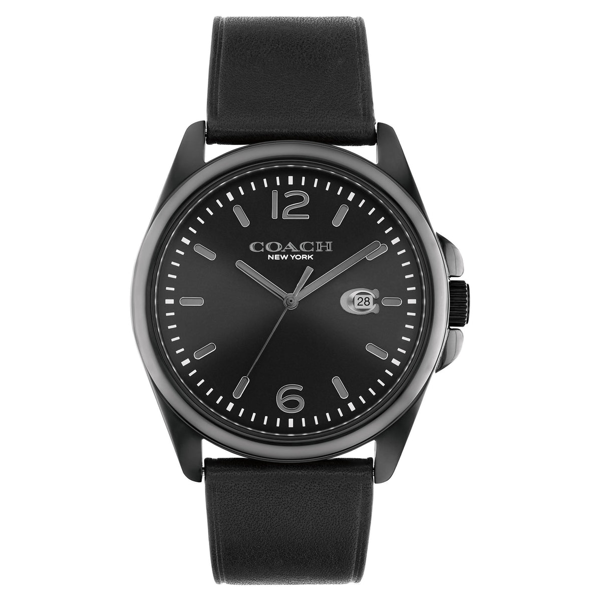 Coach Greyson 41mm PVD Steel Black Dial Quartz Men's Watch - 14602588