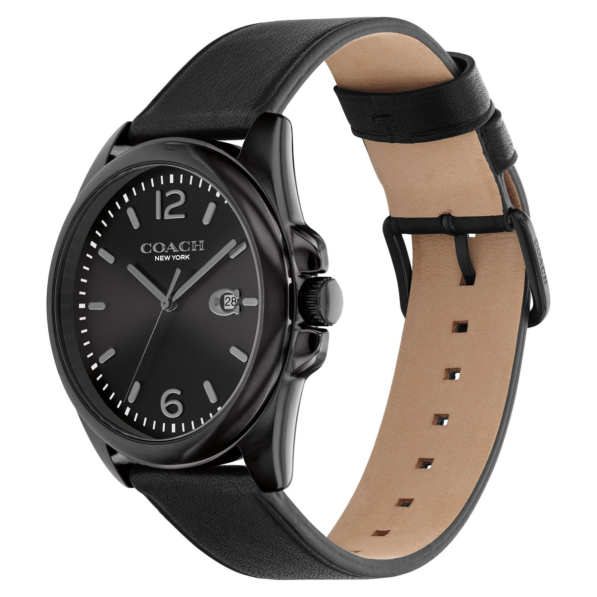 Coach Greyson 41mm PVD Steel Black Dial Quartz Men's Watch - 14602588