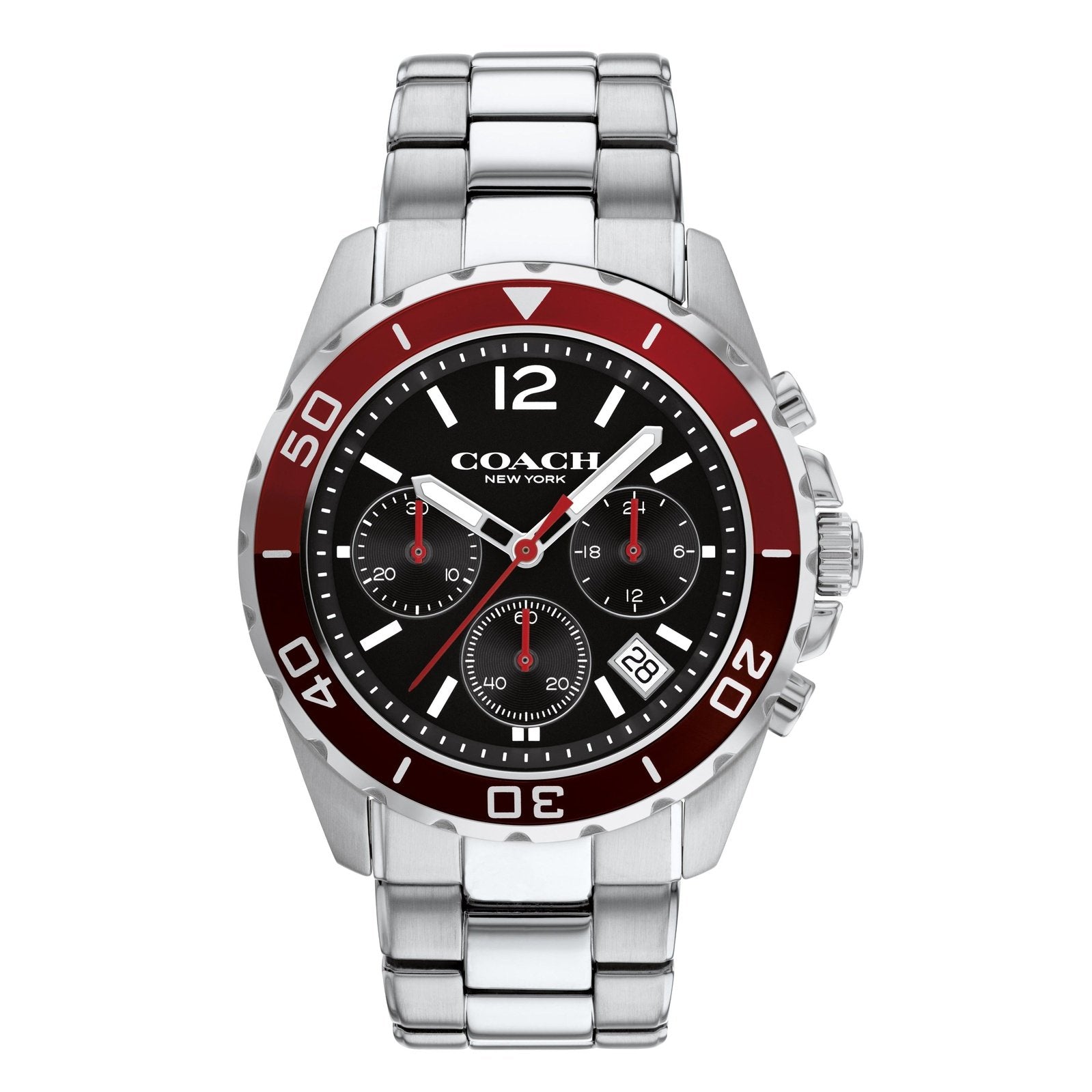 Coach Kent Stainless Steel Silver Men's Watch 14602556