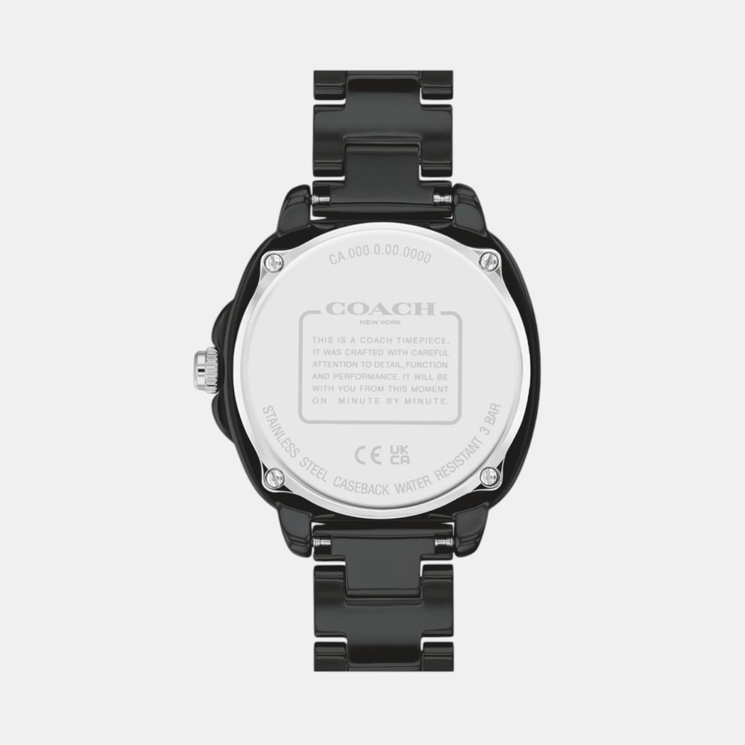 Coach Kitt Black Ceramic Women's Watch - 14504406