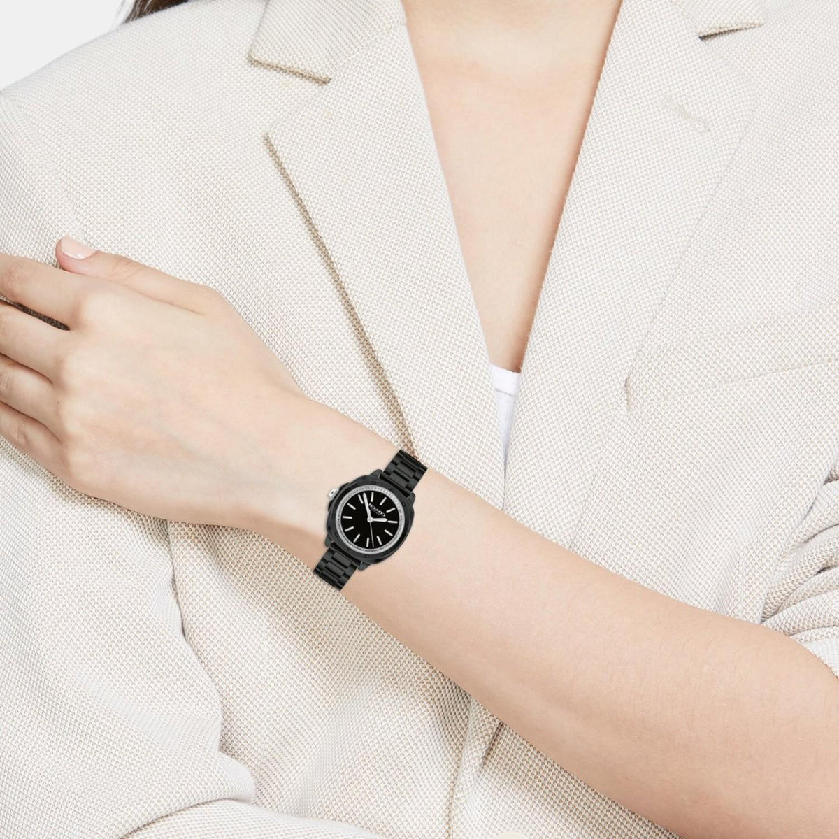 Coach Kitt Black Ceramic Women's Watch - 14504406