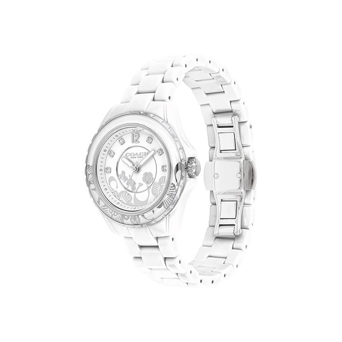 Coach Preston White Ceramic Women's Watch 14503464