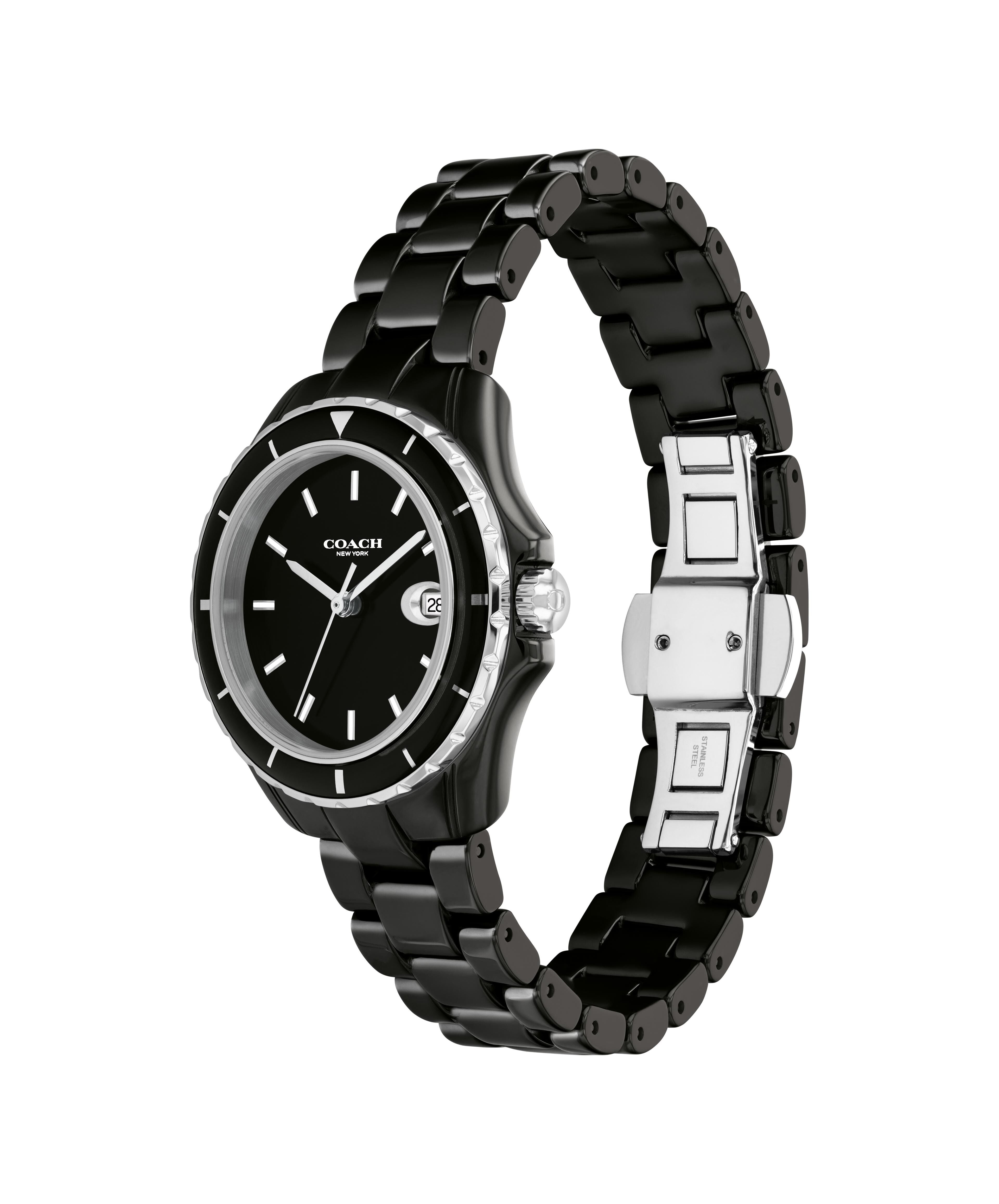 Coach PRESTON Quartz Black Dial Ladies Watch 14503805
