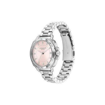 Coach Tatum Quartz Crystal Blush Dial Ladies Watch 14504156