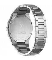 D1 Milano Ultra Thin Blue Dial Silver Steel Men's Watch - UTBJ03