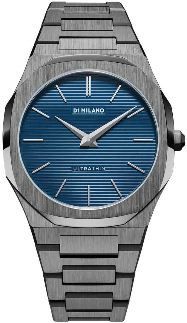 D1 Milano Ultra Thin Quartz Movement, Analog Display Petrol Blue Unisex Watch - UTBJ12