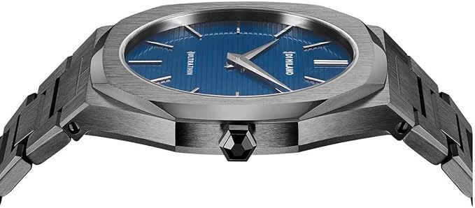 D1 Milano Ultra Thin Quartz Movement, Analog Display Petrol Blue Unisex Watch - UTBJ12