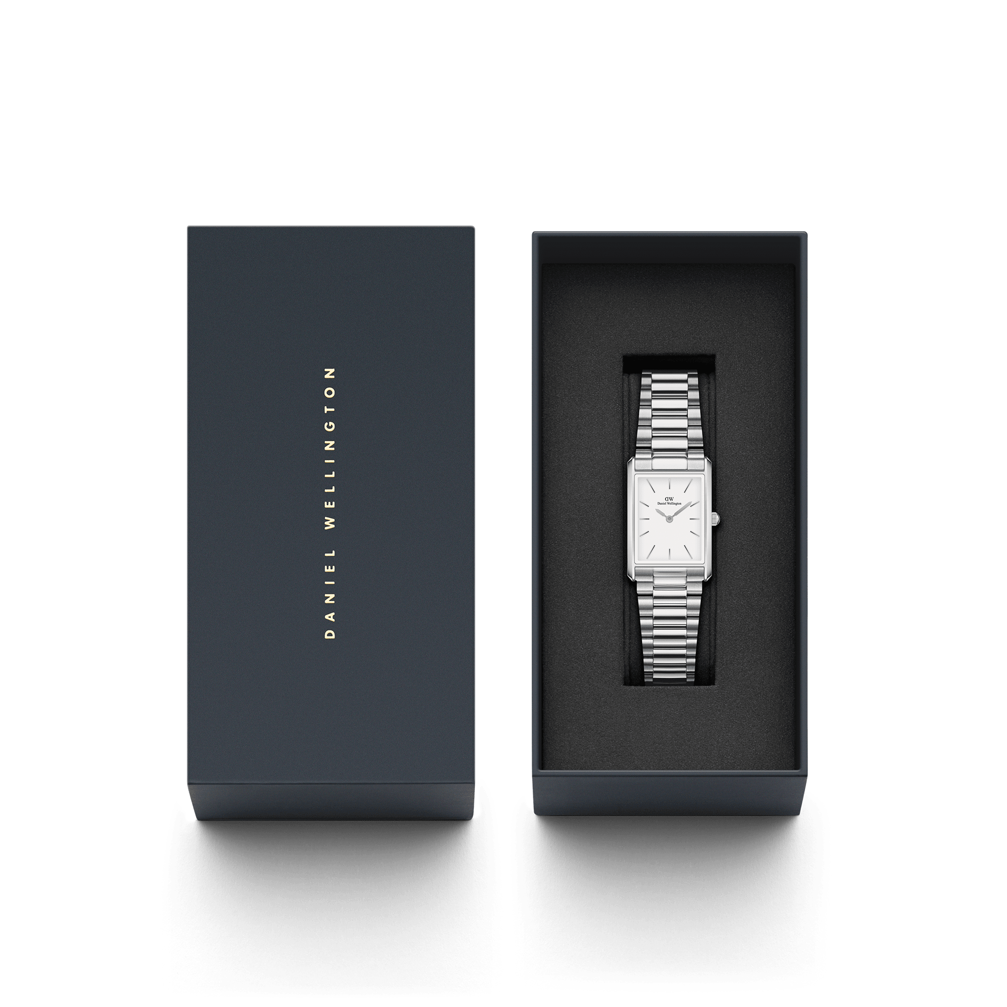 Daniel Wellington The Bound Link watch in branded packaging box
