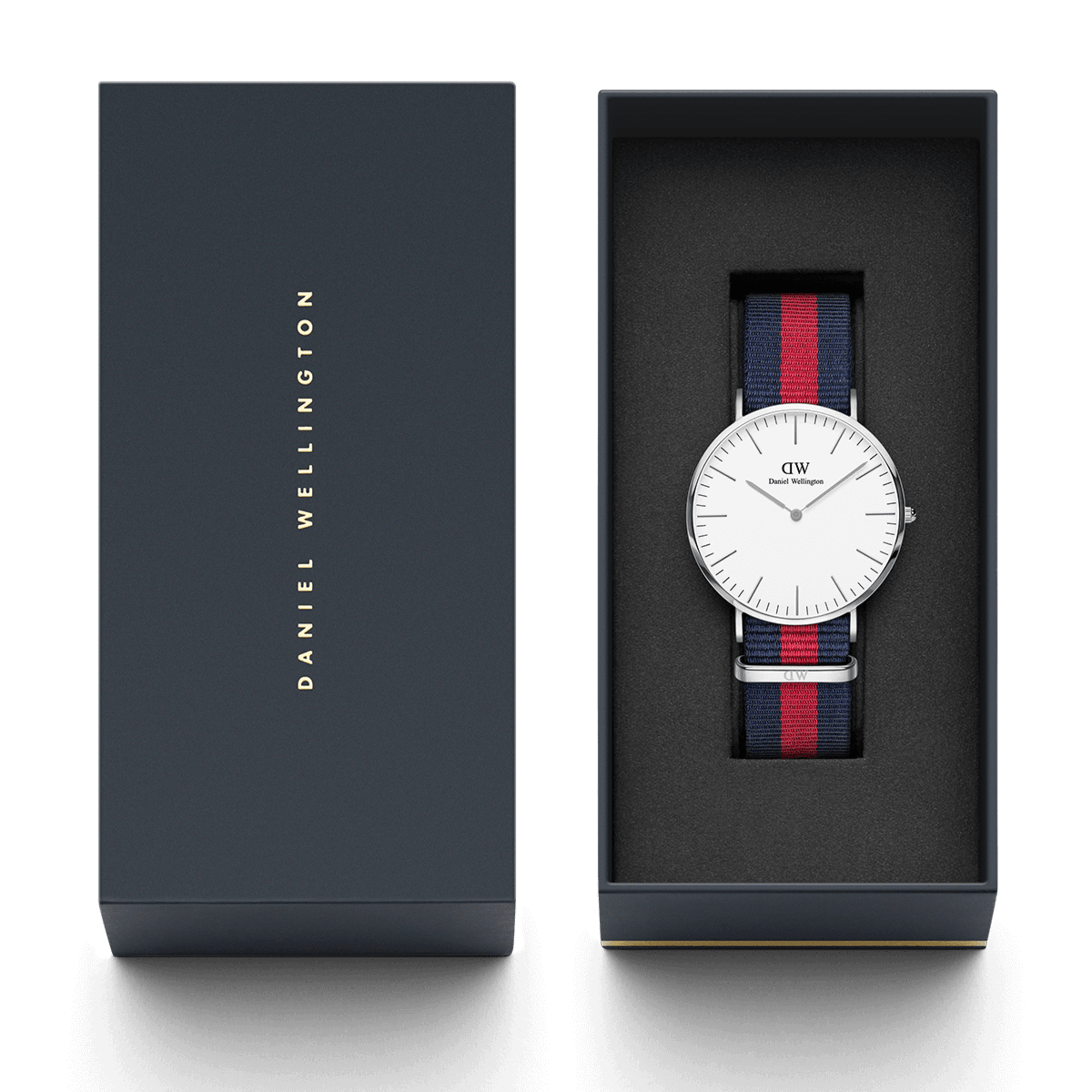 Daniel Wellington Classic Oxford Quartz Two-Tone Nylon Women's Watch - DW00100046