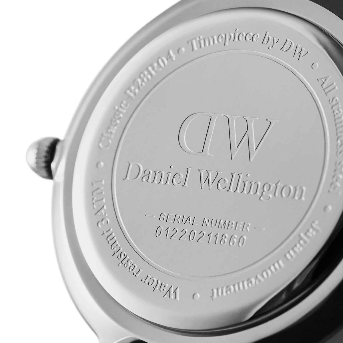 Daniel Wellington Classic Petite Cornwall White Dial Black Nylon Strap Watch For Women - DW00100252