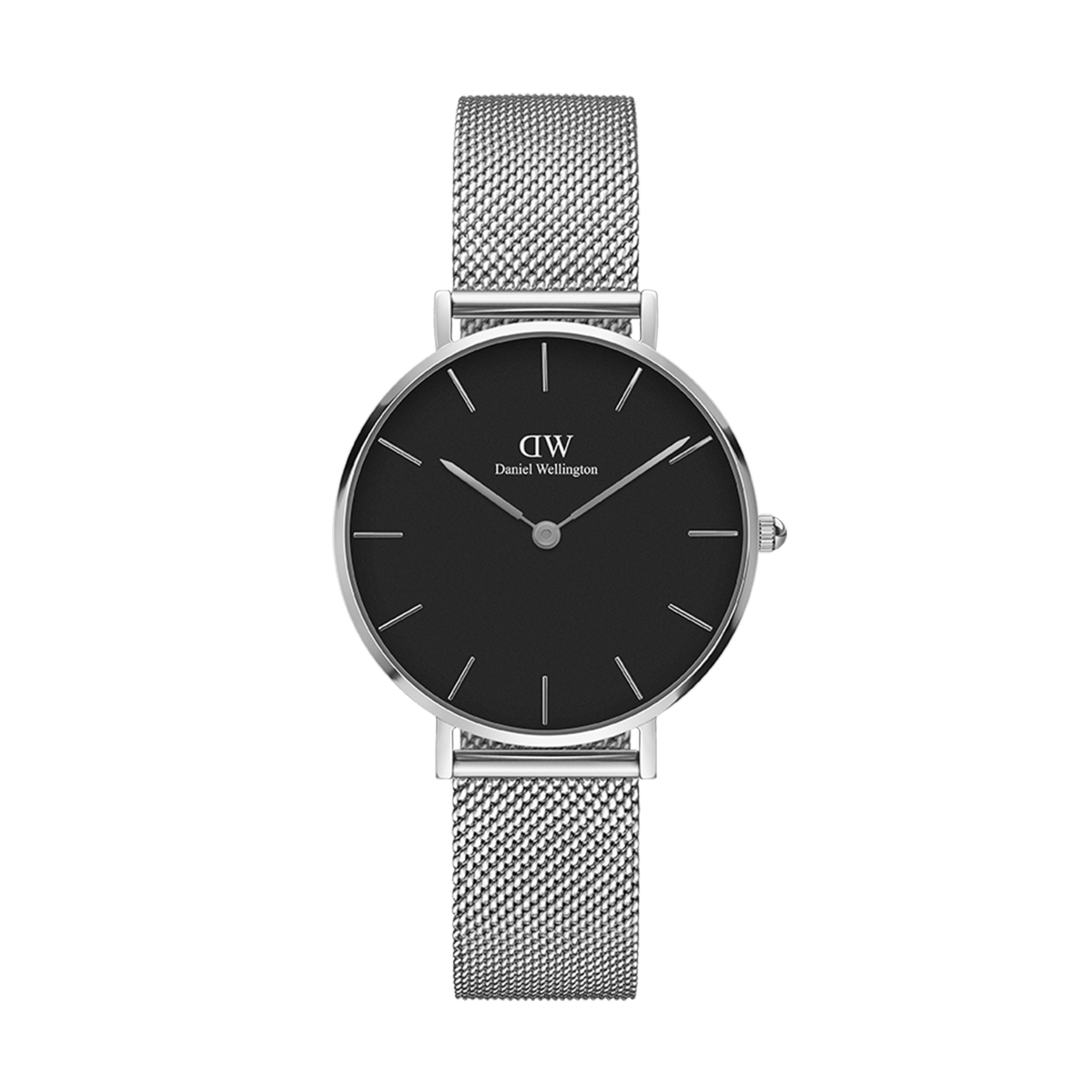 Daniel Wellington Petite 32mm Black Dial Steel Quartz Ladies Watch - DW00100162
