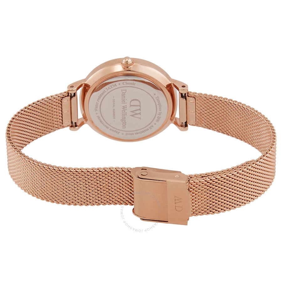 Daniel Wellington Petite Melrose Quartz Black Dial Ladies Watch DW00100217