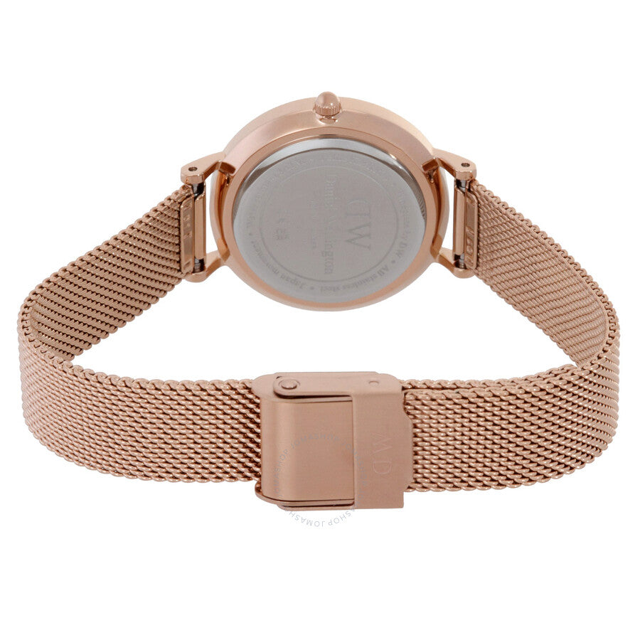 Daniel Wellington Petite Unitone Quartz Rose Gold Dial Ladies Watch DW00100470