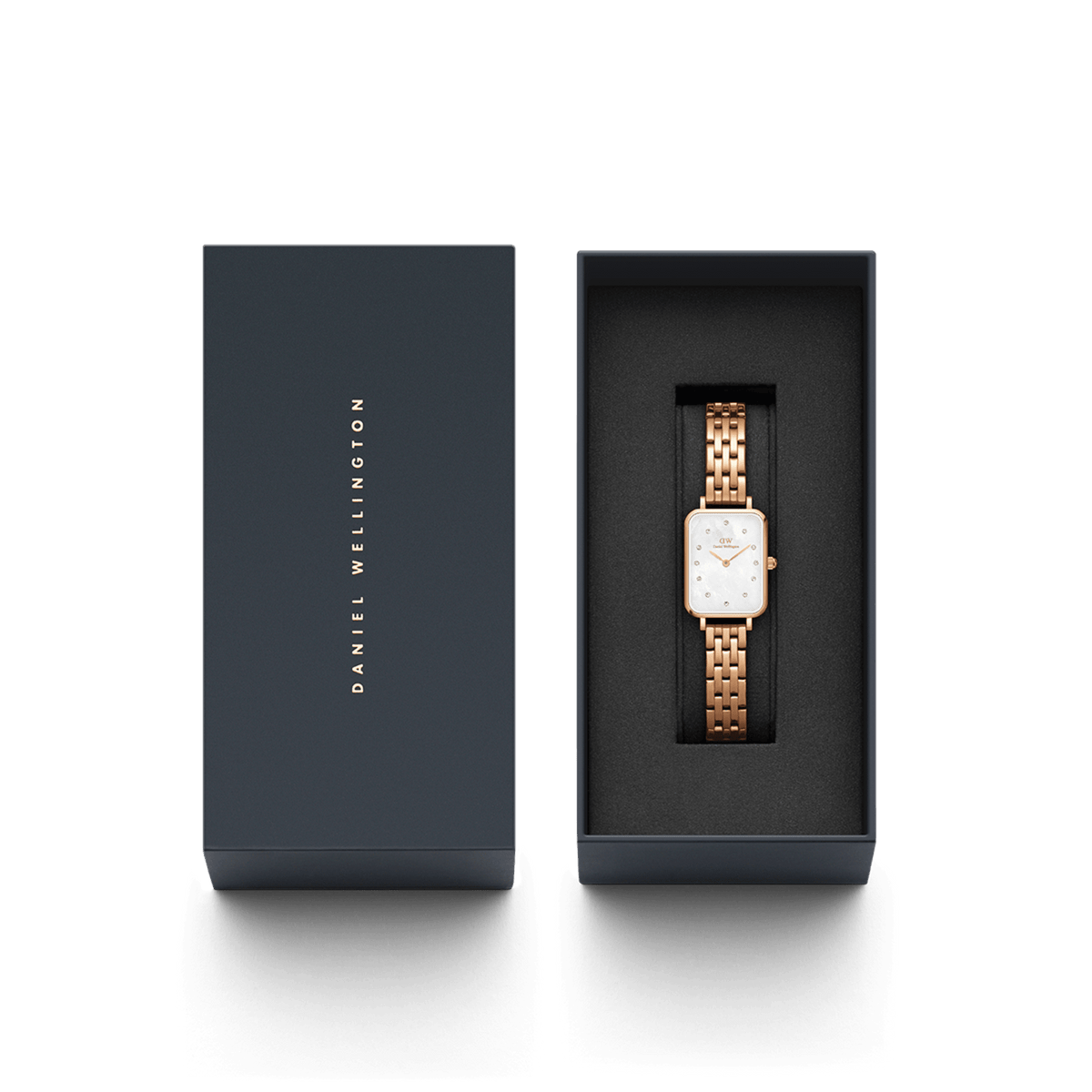 Daniel Wellington Quadro Lumine watch in original packaging with presentation box