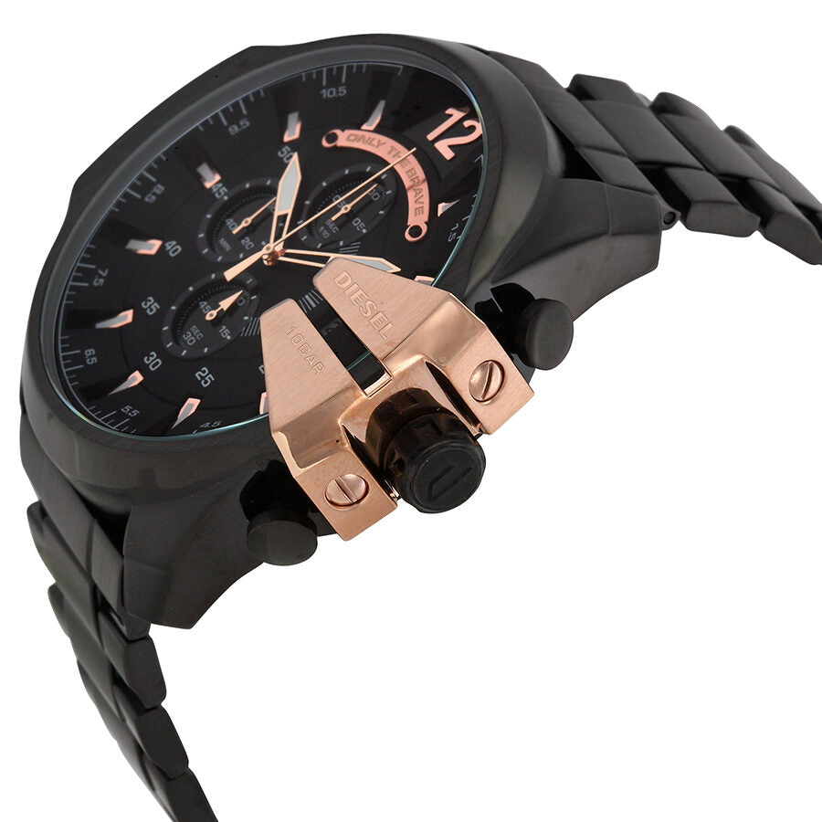 Diesel Chief Chronograph Black Dial Stainless Steel Men's Watch DZ4309