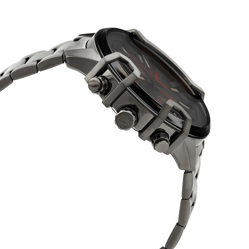 DIESEL Griffed Watch for Men, Quartz Chronograph Movement with Stainless Steel Strap DZ4586
