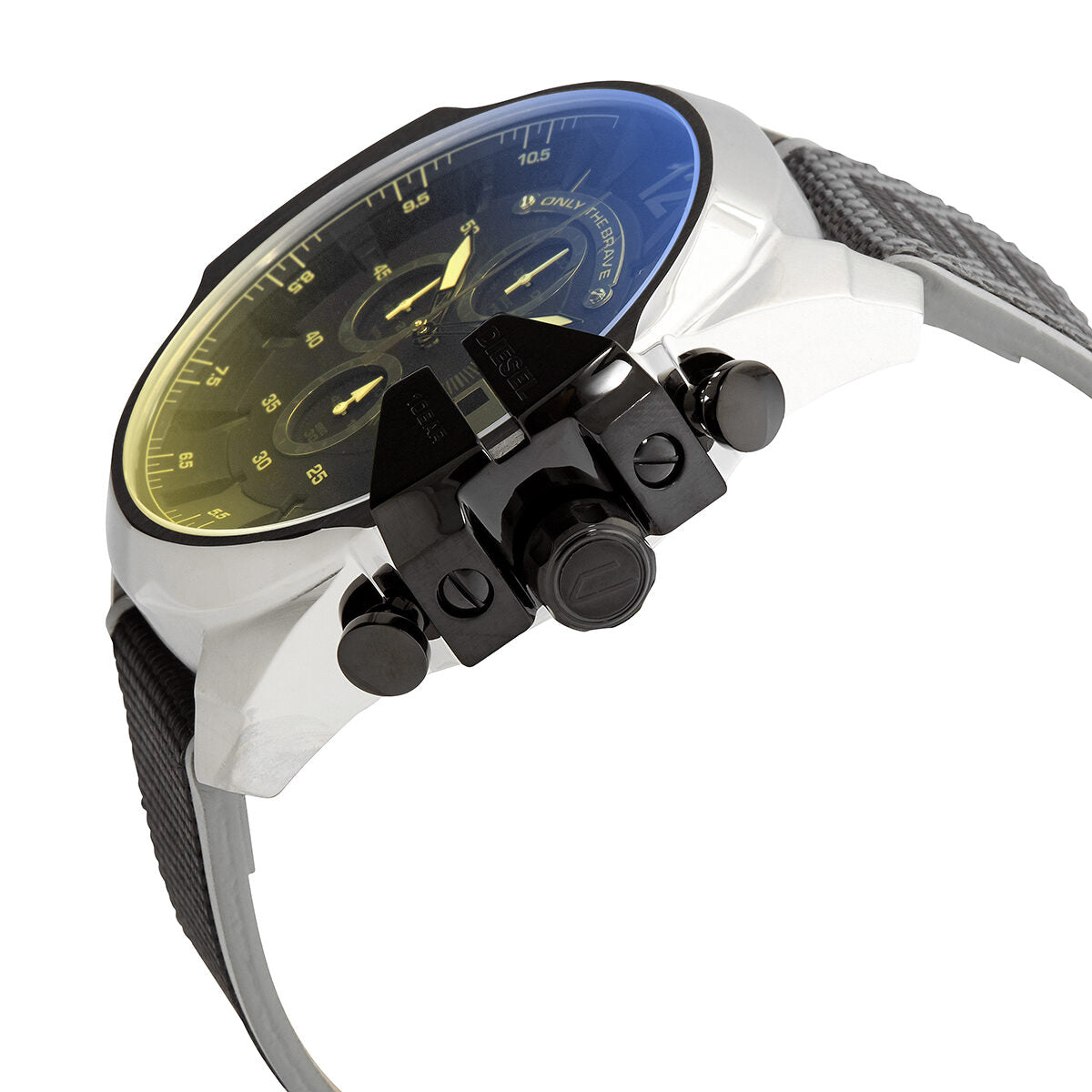 Diesel Mega Chief Quartz Black Iridescent Dial Men's Watch DZ4523