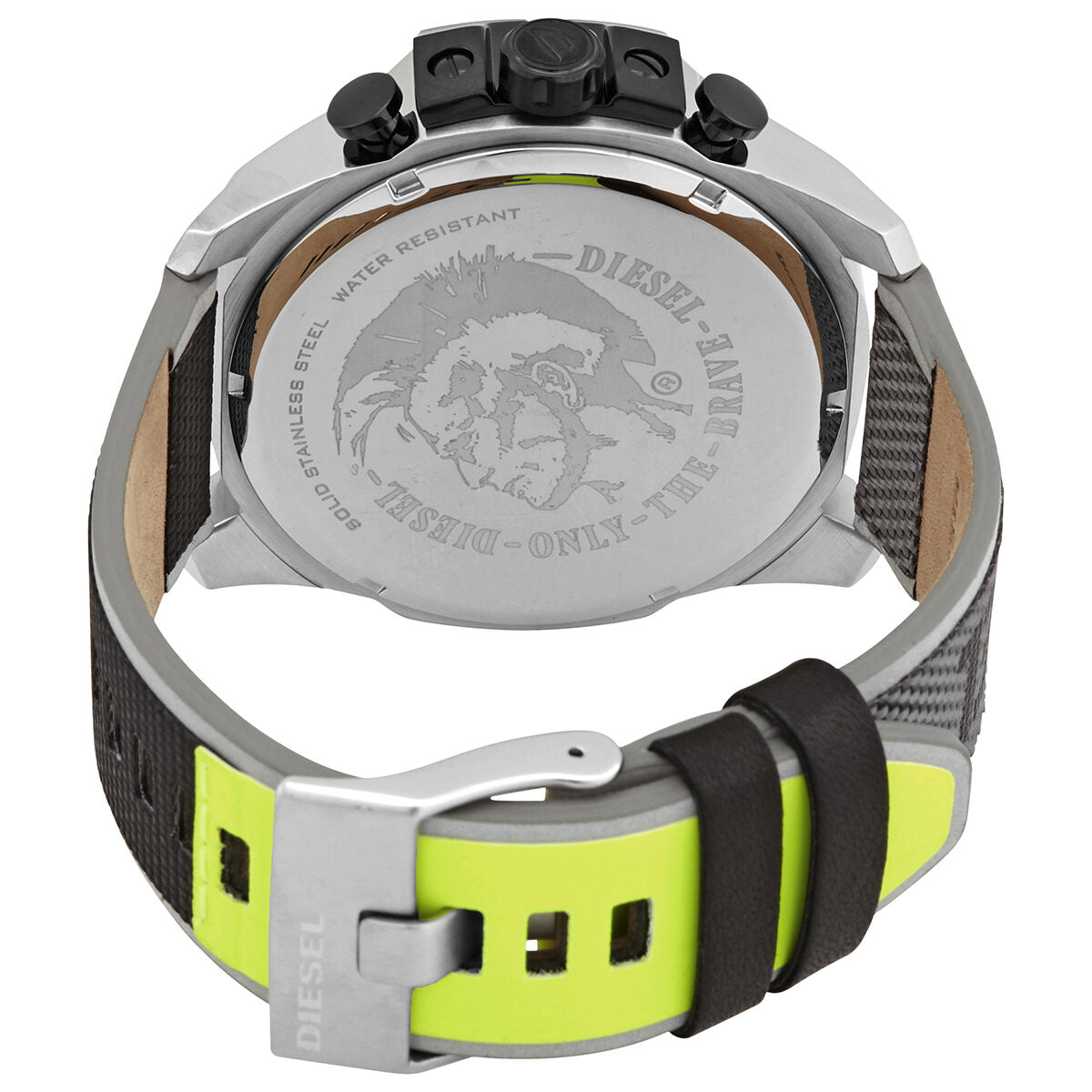 Diesel Mega Chief Quartz Black Iridescent Dial Men's Watch DZ4523