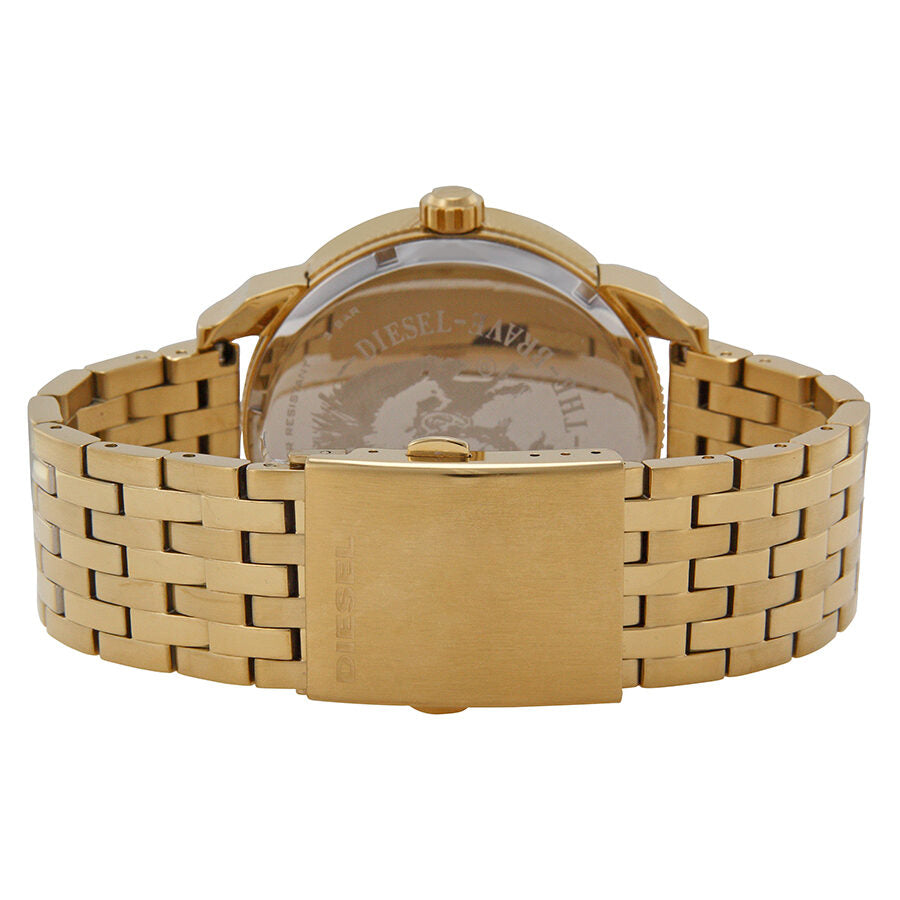 Diesel Mini Daddy Champagne Dial Gold-tone Men's Watch DZ7306