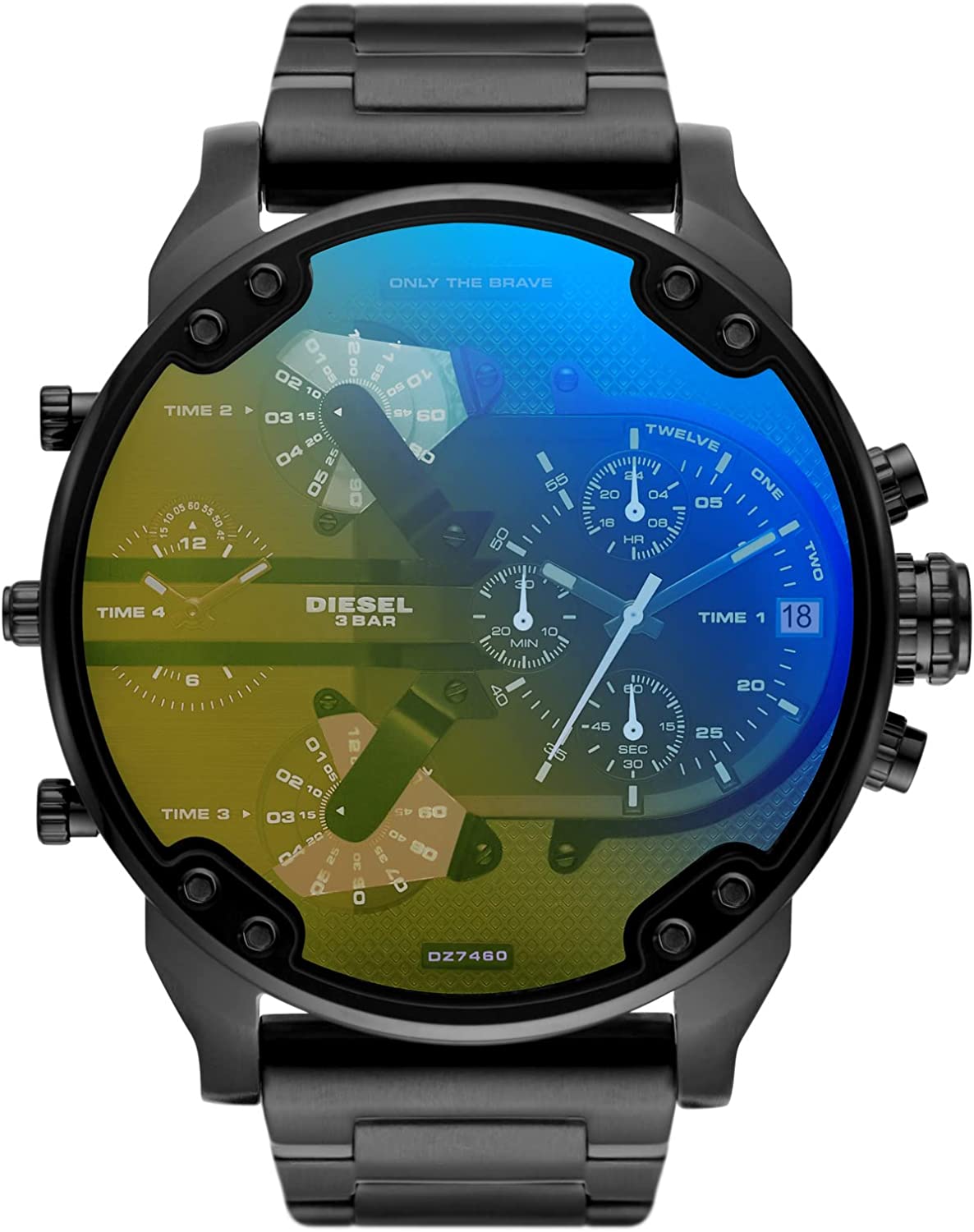 Diesel Mr. Daddy 2.0 Multi Movement Stainless Steel Watch DZ7460