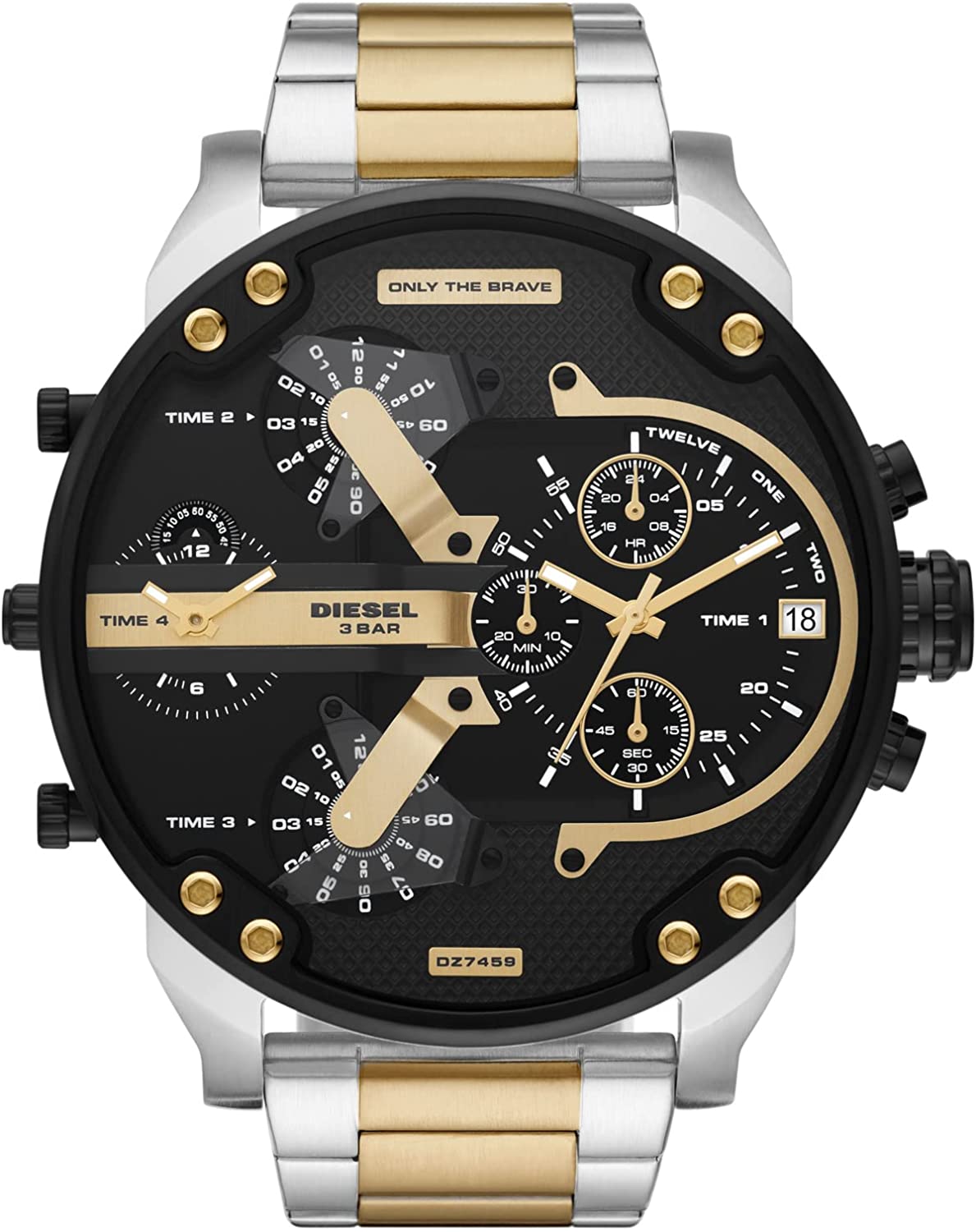 Diesel Mr. Daddy 2.0 Multi Movement Stainless Steel Watch DZ7459 - The Watches Men & CO