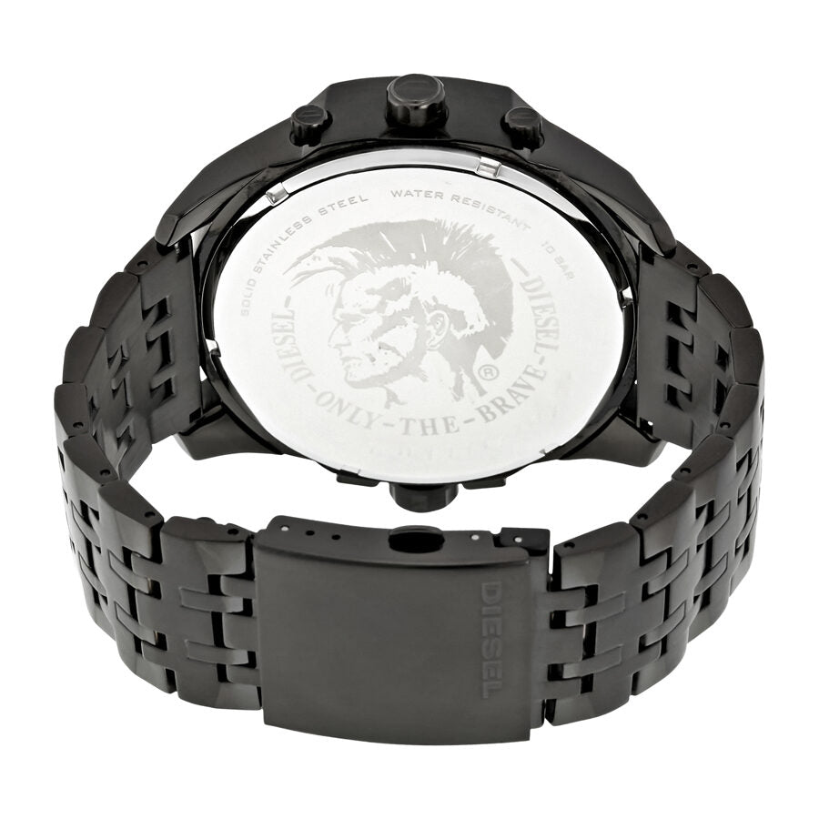 Diesel Uber Chief Black Dial Men's Dual Time Watch DZ7373