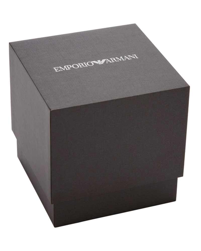 Emporio Armani branded watch box packaging